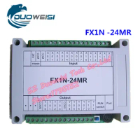 PLC IPC board microcontroller control board relay control board PLC FX1N-24MR with housing FX1N 24MR