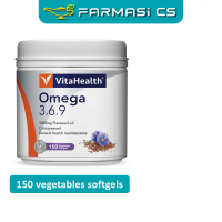 VitaHealth Omega 3,6,9 150 Vegetable Softgels EXP:10/2027 [ Omega 369, 3 6 9, Omega-3 ]