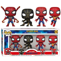 FUNKO POP Spider-Man NO WAY HOME Figure The Avengers Night monkey 4pcs Spider-Man Action Collected Model Toys Gift