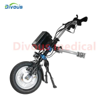 Factory Direct Lightweight 12 Inch Electric Handbike Attach Manual Wheelchair Trailer Electric Handcycle