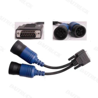 Truck Engine diagnostic cable Pn 405048 6- and 9-pin Y Deutsch Adapter for Dpa5 for N-e-x-i-q 125032
