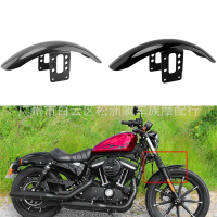 Aksesori motosikal Harley Sportster 883 1200 pelindung lumpur depan ABS hitam berkilat 88-24