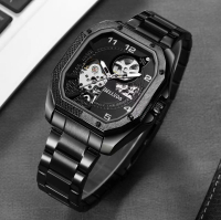 DISKON JAM TANGAN BELLEDA  Pria wanita 9528 RANTAI STAINLESS AUTOMATIC MOVEMENT Watches