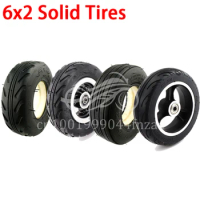 6x2 Solid Tires 6 Inch Pneumatic Wheels for Mini Electric Scooter Wheelchair F0 Cart 6*2 Explosion-proof Tyre accessories