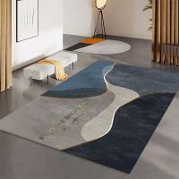 Karpet Lantai Abstrak Permadani Bulu Lembut Abstract Carpet - BQ001
