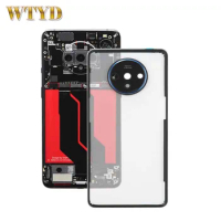 Battery Back Cover for OnePlus 8 / OnePlus 8T / OnePlus 7T Smartphone Battery Cover With Camera Lens Rear Battery Door