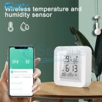 Tuya WIFI Temperature Humidity Sensor for Smart Life Google Home Thermometer Hygrometer Support Alexa Google Assistant
