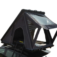 High Quality Custom Hard Shell Roof Top Tent Camper For Car Roof Top Tent suv aluminium triangle hard shell roof top tent