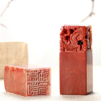 Personal Seal Stamp Handmade Customized Chinese Name Stamp Shou Shan Stone Seal Gift Seal For Calligraphy Painting Decoration