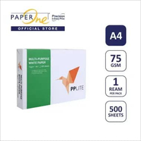PP Lite Kertas A4 75gr Copier 1 Rim (500 lembar) Kertas HVS PUTIH POLOS