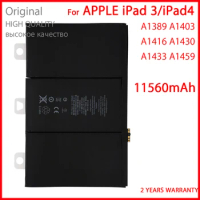 100% Genuine 11560mAh A1389 A1403 A1416 A1430 A1458 A1459 For iPad 3 4 iPad3 iPad4 3RD Tablet High Quality Batteries
