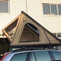 roof tent of car hard-shell-roof-top-tent aluminum alu hard shell roof tent car aig594