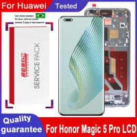 6.81"LTPO OLED For Huawei Honor Magic 5 Pro LCD with Touch Screen Digitizer Assembly For Honor Magic5 Pro PGT-AN10 LCD Display