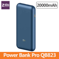 ZMI Power Bank PRO 20000mAh 65W QB823 Fast Charging Travel Emergency Powerbank for mobile phone Notebook