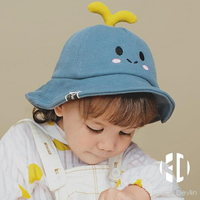 嬰兒帽子春秋薄款男童女童可愛超萌兒童防曬帽寶寶遮陽帽漁夫帽【聚物優品】