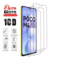 3pcs 9H 2.5D Tempered Glass For Xiaomi Poco X4 GT Poco M5 M5S F4 GT X4 M4 Pro 4G F3 X3 NFC Screen Protector Phone Cover Film