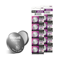 【maxell】公司貨 CR2016 鈕扣型電池 3V專用鋰電池-2卡10顆入 日本製