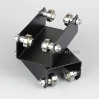 Gimbal Track Universal Pulley Double Car Studio Track Accessories Double Pulley Double Pulley Universal Pulley