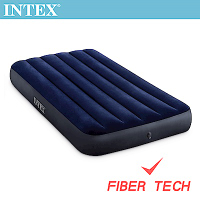 INTEX 經典單人(新款FIBER TECH)充氣床-寬99cm(64757)