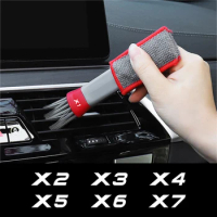 Car Air Outlet Brush Interior Accessories For BMW X3 F25 G01 X4 F26 G02 X5 E70 F15 G05 X6 E71 F16 G06 X1 E84 F48 X2 F39 X7 G07
