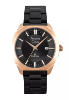 Alexandre Christie Alexandre Christie Jam Tangan Pria - Black Rosegold - Stainless Steel - 8596 MDBBRBA