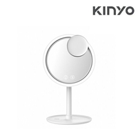 【免運費】KINYO LED五合一風扇化妝鏡 BM-088 5倍鏡 觸控 梳妝鏡 自然光 高清鏡面 鏡子 美容鏡