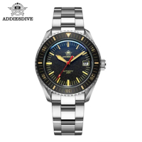 Addies Dive Men's Automatic Watch NH35 Sapphire Glass Super Luminous Watch Ceramic Bezel 200m Dive 316L Stainless Steel Watches