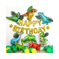 【生活King】恐龍主題氣球套餐組(派對氣球 生日佈置)