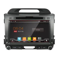 8" 2 Din Android 9.0 Car Radio For KIA SPORTAGE 2010- 2015 Car Multimedia Player Audio 8 Core PX6 Stereo 4+64G 1024*600