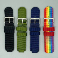 Tali Jam Tangan Kanvas Nilon, Serasi dengan Casio GA110 / 100 / 120, DW5600, GM / GA2100, Reka Bentu