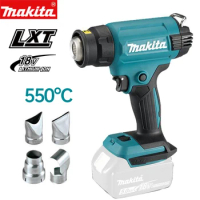Makita 18v Cordless Heat Gun DHG181 Air Dryer For Soldering Max 550°C Shrink Film Wireless Rechargeable Hot Air Baking Gun Tools