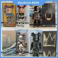 400% Bearbrick Starry Night Van Gogh Surf Jinx Trendy Be@Rbrick Toy Doll Action Figure Collection Decorate Desktop Gift