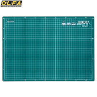 日本OLFA雙面切割墊CM-A3經典綠(公制與英制雙用途)桌墊美工墊裁切墊子