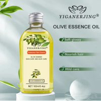 YIGANERJING Natural Olive Oil Essence Makeup Base Oil Care Hair Skin Essential oil For Face, Hair Dry Damaged Aging Skin Care