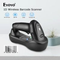 Eyoyo 1D Handheld Wireless Barcode Scanner Reader USB Cradle Receiver Charging Base Bar Code Scan Portable Scanning for market