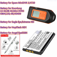 Camera Battery 3.7V/1100mAh US804533A1T4 for Spare MiniDVR 3 H720,HoytTech HD1,Angel Eye 550H,Eagle Eye Extreme HD