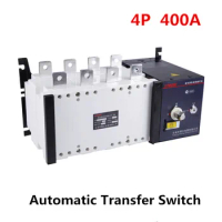 CHUX 4P 400A Dual Power Automatic Transfer Switch PC Grade 380v Three phases Circuit Breaker Isolation type 400A ATS