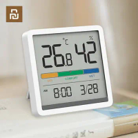 Xiaomi Miiiw Mute Temperature And Humidity Clock Home Indoor High-precision Baby Room C/F Temperature Monitor 3.34inch Screen