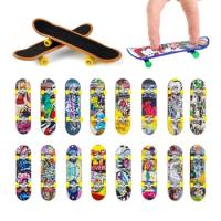 1Pcs High Quality Cute Party Favor Kids Children Mini Finger Board Fingerboard Alloy Skate Boarding Toys Gift Random