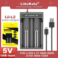 LiitoKala Lii-L2 3.2V LiFePO4 3.7V 18650 Rechargeable battery charger 18350 14500 16340 26650 21700 18650 batteries