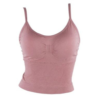Scelta - Tanktop Backless Atasan Busa Cup Rajut Kamisol Crop Tank Top Sc 1146 Bata