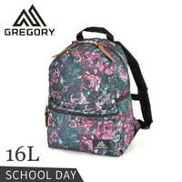 【GREGORY 美國 16L SCHOOL DAY 後背包《群花油彩》】144434/休閒背包/書包/雙肩背包