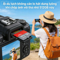 Thẻ nhớ 256GB, tương thích với đầu ghi hình camera an ninh Hikvision, Dahua, KBVISION thông dụng.