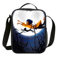 Coraline Thermal Lunch Cooler Bag Kids School Lunch Bag For Food Office Insulated Cooler Bag For Meal