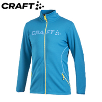 【CRAFT 瑞典 男 LOGO外套《藍》】1902879/刷毛外套/防風外套/夾克