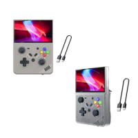 HOT-R43 PRO Handheld Game Console 64G 4.3 Inch 3D Home 4K HD M18 Retro Game Console Linux Sys For PSP PS1 N64