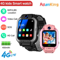 Children Smartwatch GPS SOS Waterproof Smart Watch WIFI 4G Watch SIM Card Positioning Tracker Anti Lost Kids Video Call Student