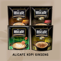Power Root Alicafe 5IN1 Tongkat Ali & Ginseng Original/Karamel/Lebih Pekat/White Coffee Kacang Hazel
