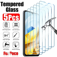 5Pcs Tempered Glass For Xiaomi Redmi Note 10 11 12 13 Pro 5G Note 12S 11S 10S 10 S 11 12 Pro Plus Screen Protector