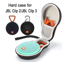 Hard Case Travel Carrying Storage Bag for JBL Clip 2/ Clip 3 Wireless Bluetooth Portable Speaker. Fits USB Cable